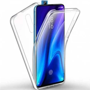Xiaomi Mi Note 10 360 Derece Kılıf Kristal Silikon Şeffaf Soft Ön Arka