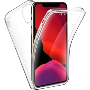 Apple iPhone 11 Pro 360 Derece Kılıf Kristal Silikon Şeffaf Soft Ön Arka