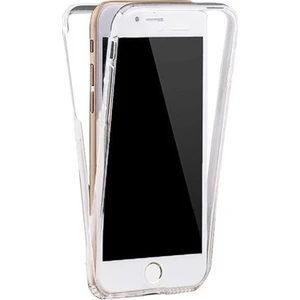 Apple iPhone 7 Plus  360 Derece Kılıf Kristal Silikon Şeffaf Soft Ön Arka