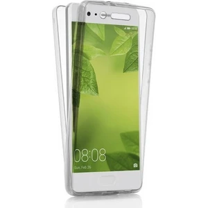 Huawei P10 Plus 360 Derece Kılıf Kristal Silikon Şeffaf Soft Ön Arka
