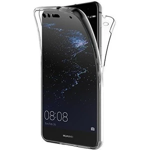Huawei P10 Lite 360 Derece Kılıf Kristal Silikon Şeffaf Soft Ön Arka