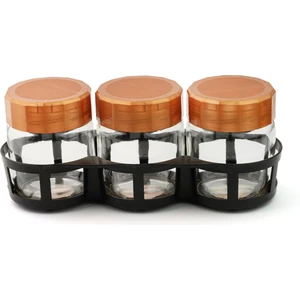 Mare Mosso Caffe ê Vendite Eminem Glass 3'lü Baharatlık Set 425CC