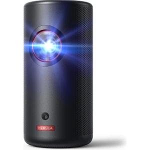 Nebula Capsule 3 Laser Akıllı Taşınabilir Projeksiyon Cihazı - 300 ANSI Lümen Lazer - 1080p HD Çözünürlük - 8W Dolby Digital Hoparlör - D2426 (Anker Türkiye Garantili)