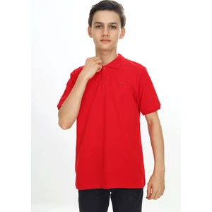Erkek Çocuk Lacost(Yüksek Kaliteli Pike Dokuma) Noktalı Polo Yaka Tshirt