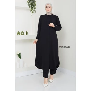 Sena Ayrobin Fermuarlı Ikili Takım Siyah