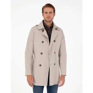Pierre Cardin Erkek Bej Trençkot 50296337-VR011