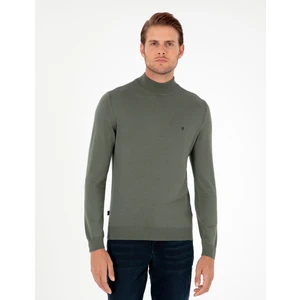 Pierre Cardin Erkek Duman Slim Fit Yarım Balıkçı Yaka Basic Triko Kazak 50296614-VR210