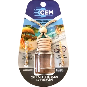 Cem Car Care Cam Fanus Sun Cream Dream 8 ml Ayna Kokusu