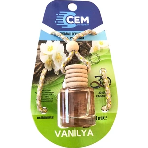 Cem Car Care Cam Fanus Vanilya 8 ml Ayna Kokusu