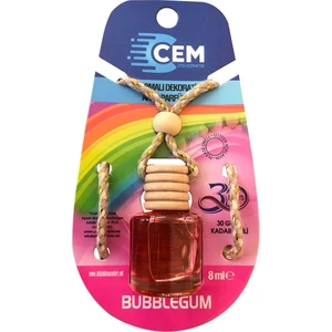 Cem Car Care Cam Fanus Bubblegum 8 ml Ayna Kokusu