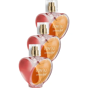 Lov U Connected Kadın Parfüm EDP Üçlü Set 50 ml