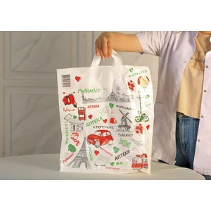 Eczane Poşeti Bio Körüklü Avrupa Temalı (40x5x45 cm) - 50 Adet