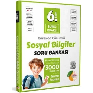Editör Yayınları 6. Sınıf Süreç Odaklı Sosyal Bilgiler Soru Bankası