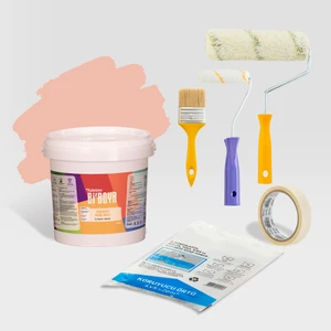 Bİ'Boya Tek Duvar Boyama Seti Nar Çiçeği