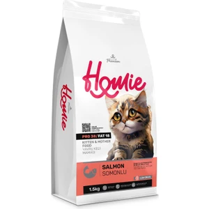 Düşük Tahıllı Somonlu Yavru ve Anne Kedi Maması 1,5 kg