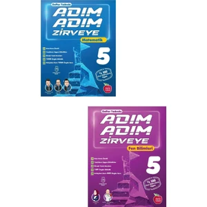 Yayınları 5. Sınıf Adım Adım Zirveye Matematik Soru Bankası - Fen Bilimleri Soru Bankası