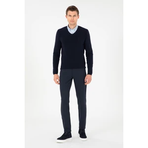 U.S. Polo Assn. Erkek Lacivert Pantolon (Kanvas-Chino) 50296149-VR033
