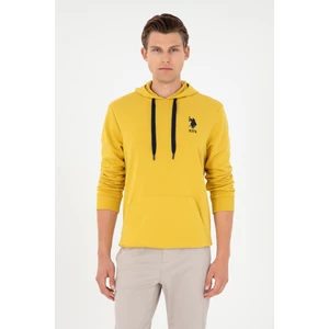 U.S. Polo Assn. Erkek Koyu Sarı Sweatshirt 50289059-VR094