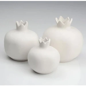 Seramik Nar Seramik Bisküvi 3'lü Set