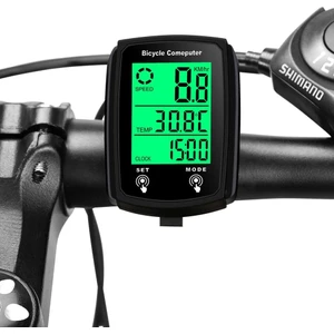 Bisiklet Hız Göstergesi Kilometre Sayacı  Dijital Bisiklet Yol Bilgisayarı-19 Fonksiyonlu