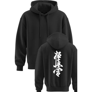 Kyokushin Baskılı 3 Ip Kapşonlu Sweatshirt Kyokushin Hoodie