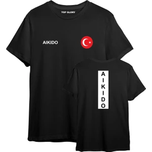 Aikido Baskılı T-Shirt Aikido Tişörtü
