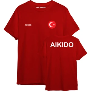 Aikido Baskılı T-Shirt Aikido Tişörtü