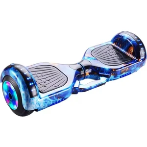 Mavi Denge Hoverboard  Scooter Kaykay  Elektrikli  Orjinal Grafity Desenli Akıllı Scooter Bisikleti