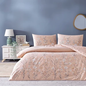 Fiona Ranforce Çift Kişilik Nevresim Takımı Gül Kurusu