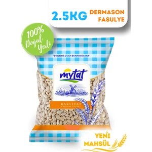 Doğal Yerli Üretim Dermason Fasulye 8.5 MM 2.5 kg