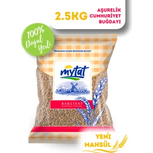Doğal Yerli Üretim Aşurelik Cumhuriyet Buğdayı 2.5 kg