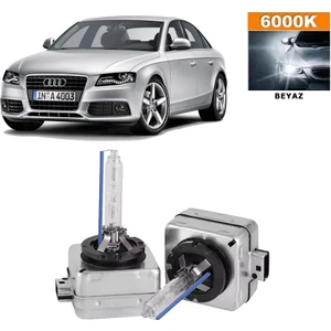 3 Tıkla Audi A4 B8 2008-2015 D3S / D3R 6000K Beyaz Hıd Xenon Ampul 2 Adet