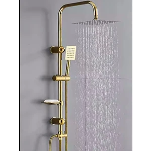 Gold Yağmurlama Robot Duş Seti Duş Başlığı - 400G