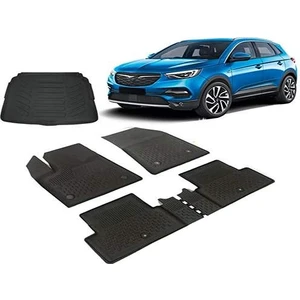 Opel Grandland  2017 + Sahler 4.5D Havuzlu Paspas Rizline 3D Bagaj Havuzu