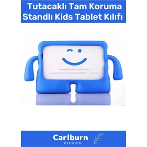 Özel Üretim Apple Samsung Uyumlu 11 Inç Yumuşak Dokulu Tutacaklı Tam Koruma Standlı Kids
