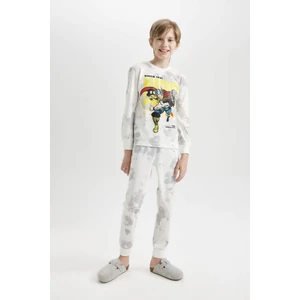 Erkek Çocuk Pijama Takımı Marvel Comics Uzun Kollu Üst Beli Lastikli Uzun Alt D5341A824WN