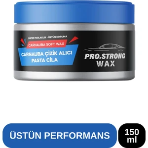 Pro Strong Wax Araba Oto Çizik Giderici, Oto Bakım, Boya Koruma, Su ve Kir Itici, Parlatıcı, Pasta Cila, Wax 150 ml