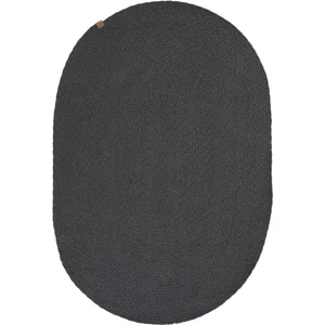 Cool Halı Glenn 606 Antrasit Banyo Halısı Antre Halısı Hasır Dokulu Oval Banyo Paspas Mutfak Halısı