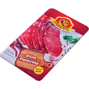 COŞKUN ET MAMÜLLERİ AŞ. Çemensiz Pastırma 80 gr