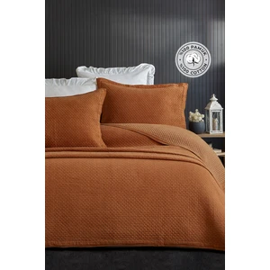 Evlen Home Collection Pamuk Çift Kişilik Özel Taş Yıkama Yatak Örtüsü Lüks Yumuşak Dayanıklı Modern Vitali
