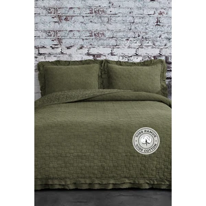 Evlen Home Collection Pamuk Çift Kişilik Özel Taş Yıkama Yatak Örtüsü Lüks Yumuşak Dayanıklı Modern Chester