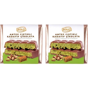 Fıstıklı Kadayıf Dolgulu Sütlü Dubai Çikolatası 100 gr x 2 Adet