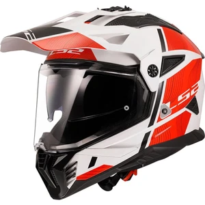 Ls2 Pıoneer 2 Hıll Beyaz-Kırmızı Kask