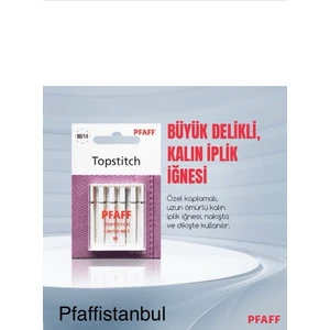 Büyük Delikli, Metalik ( Sim ) Iplik Iğnesi 14 No. (1 Paket=5 Adet) (821196096)