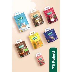 Organik  All Star Tatlı Atıştımalık Paketi - 7 Adet (7 Çeşit)