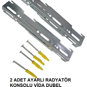 Ayarlı Panel Radyatör Askı Konsol Aparatı takım