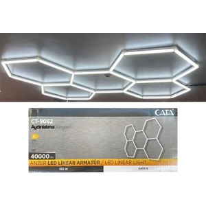 CT-9082 Anzer LED Lineer Armatür Beyaz Işık