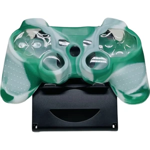 Ps3 Joystick Silikon Kılıf Dualshock Koruyucu Kılıf Yeşil Beyaz
