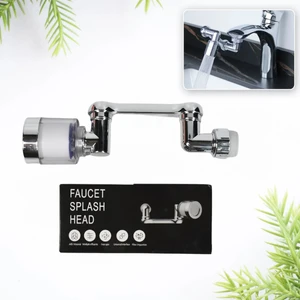 Filtreli Mutfak Banyo Musluk Başlığı 1080 Derece Dönebilen Fonksiyonel Evrensel Büyük Boy