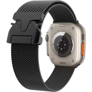 Apple Watch 10 Serisi 46MM Redclick Krd-25 Metal Zarif Tasarım Hasır Kordon